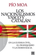 Portada del libro Los nacionalismos vasco y catalán