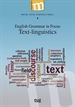 Portada del libro English grammar in focus. Text-linguistics