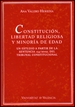 Portada del libro Constitución, libertad religiosa y minoría de edad