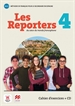 Portada del libro Les reporters 4 - A2.2Éd. Macmillan - Cahier d'exercices + CD