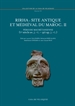 Portada del libro Rirha: site antique et médiéval du Maroc. II