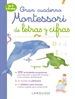 Portada del libro Gran cuaderno Montessori de letras y cifras