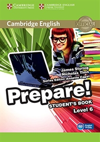 Portada del libro Cambridge English Prepare! Level 6 Student's Book