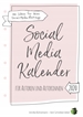 Portada del libro Social Media Kalender für Autoren und Autorinnen (Hardcover-Edition)