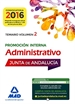 Portada del libro Administrativos de la Junta de Andalucía Promoción Interna. Temario Volumen 2