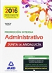 Portada del libro Administrativos de la Junta de Andalucía Promoción Interna. Test
