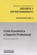 Portada del libro Crisis económica y deporte profesional