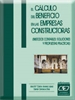 Portada del libro El cálculo del beneficio en empresas constructoras (métodos contables: soluciones y propuestas prácticas)