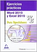 Portada del libro Ejercicios prácticos de Word y Excel 2010 para oposiciones