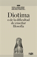 Portada del libro Diotima, o de la dificultad de enseñar filosofía
