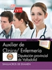 Portada del libro Auxiliar de Clínica/ Enfermería. Diputación provincial de Valladolid. Simulacros de examen