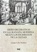 Portada del libro Las artes decorativas en la Granada moderna según los escribanos de la ciudad