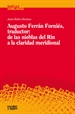Portada del libro Augusto Ferrán Forniés, traductor