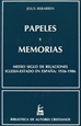 Portada del libro Papeles y memorias. Medio siglo de relaciones Iglesia-Estado en España: 1936-1986