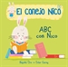 Portada del libro El conejo Nico. Libro de cartón - ABC con Nico