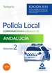Portada del libro Policía Local de Andalucía. Temario General. Volumen II