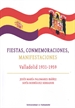 Portada del libro Fiestas, Conmemoraciones, Manifestaciones. Valladolid 1931-1959