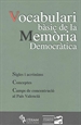 Portada del libro Vocabulari bàsic de la Memòria Democràtica