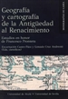 Portada del libro Geografía y cartografía de la Antigüedad al Renacimiento