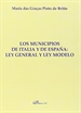 Portada del libro Los municipios de Italia y de España. Ley general y Ley modelo