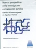 Portada del libro Nuevas perspectivas en la investigación en traducción jurídica