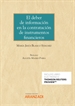 Portada del libro El deber de información en la contratación de instrumentos financieros (Papel + e-book)