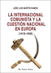 Portada del libro La Internacional Comunista y la cuestión nacional en Europa