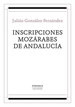 Portada del libro Inscripciones mozárabes de Andalucía