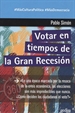 Portada del libro Votar en tiempos de la Gran Recesión