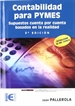 Portada del libro Contabilidad para PYMES. Supuestos cuenta por cuenta basados en la realidad. 3ª edición
