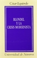 Portada del libro Blondel y la crisis modernista