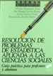 Portada del libro Resolución problemas de estadística aplicada a ciencias sociales