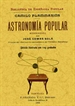 Portada del libro Astronomía popular