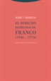 Portada del libro El Derecho represivo de Franco