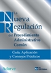 Portada del libro La nueva regulación del procedimiento administrativo común