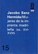 Portada del libro Mujeres de la imprenta madrileña (ss. XVI-XVIII)