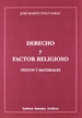 Portada del libro Derecho y factor religioso. Textos y materiales