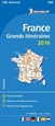 Portada del libro Mapa National Francia Grandes itinerarios