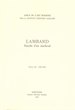 Portada del libro Lambard. Estudis d'Art Medieval. Volum 3 (1983-1985)