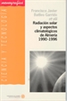 Portada del libro Radiación solar y aspectos climatológicos de Almería 1990 - 1996