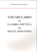 Portada del libro Vocabulario de la obra poética de Miguel Hernández
