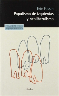 Portada del libro Populismo de izquierdas y neoliberalismo