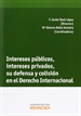 Portada del libro Intereses Públicos, intereses privados, su defensa y colisión en el derecho internacional