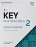Portada del libro A2 Key for Schools 2 Student's Book without Answers