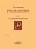 Portada del libro Les cançons de Joan Llongueres V