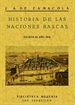 Portada del libro Historia de las naciones bascas