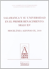 Portada del libro Salamanca y su Universidad en el primer Renacimiento: siglo XV