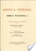 Portada del libro Pro defunctis missa a 4 (Missa defunctorum a cuatro voces)