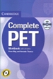 Portada del libro Complete PET Workbook with answers with Audio CD