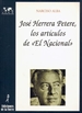 Portada del libro José Herrera Petere: los artículos de El Nacional